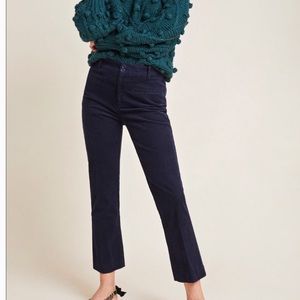 [Anthropologie] NWT Corduroy Crop Flare Trousers